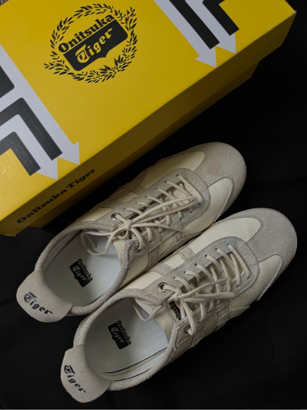 Onitsuka Tiger Mexico 66 SD Cream Birch Leather Sneakers EU 39 US 7.5 w/ Box